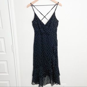 ABERCROMBIE & FITCH | Ruffle Hem Maxi Dots Dress S